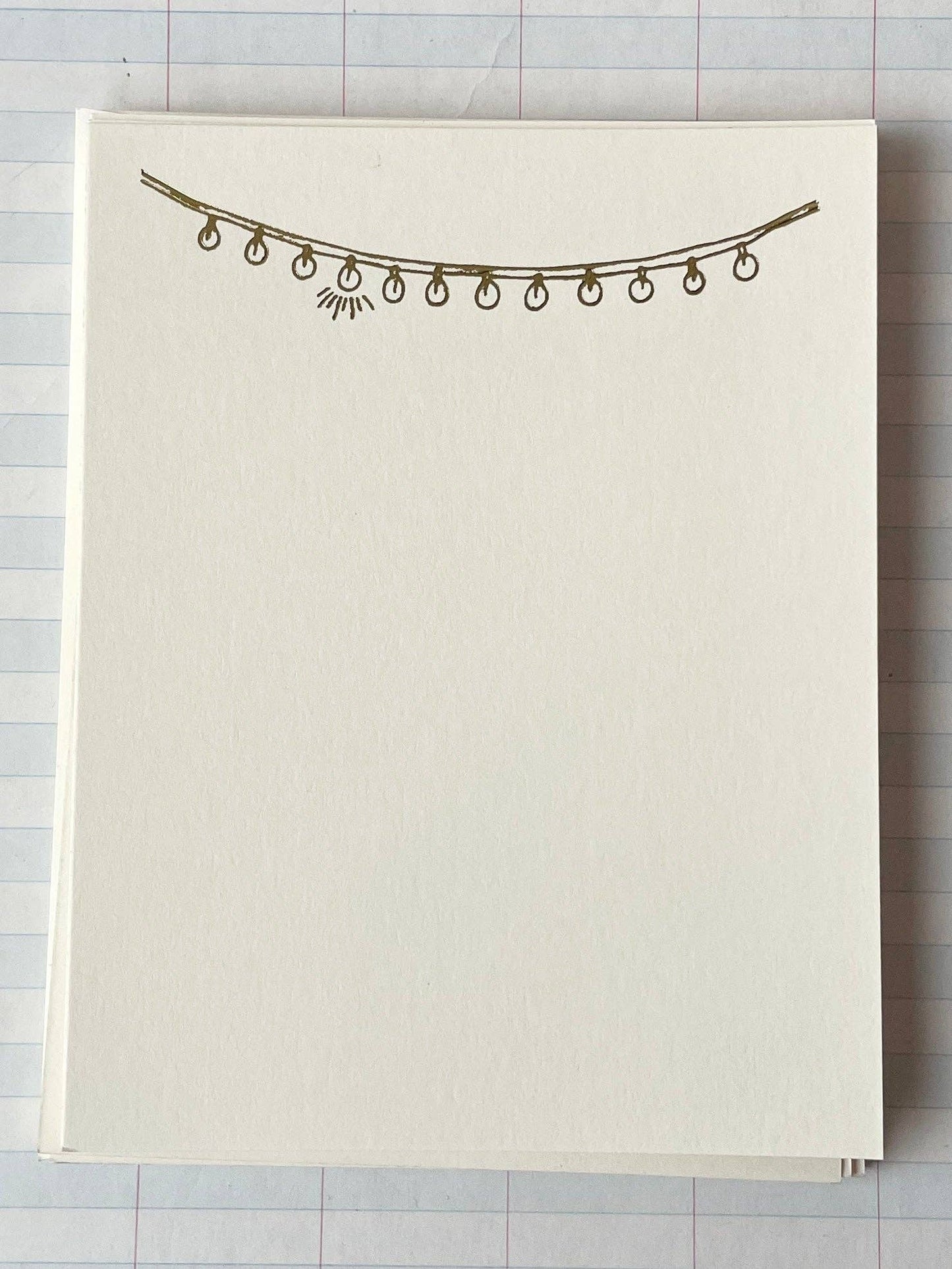 String of Lights | Notecard Set