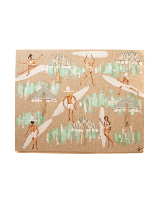 Matcha Beach  |  27 1/2 x 31 1/2