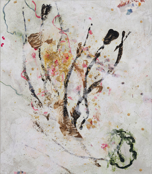 Petals, Paper and Paint/One | 30 x 26