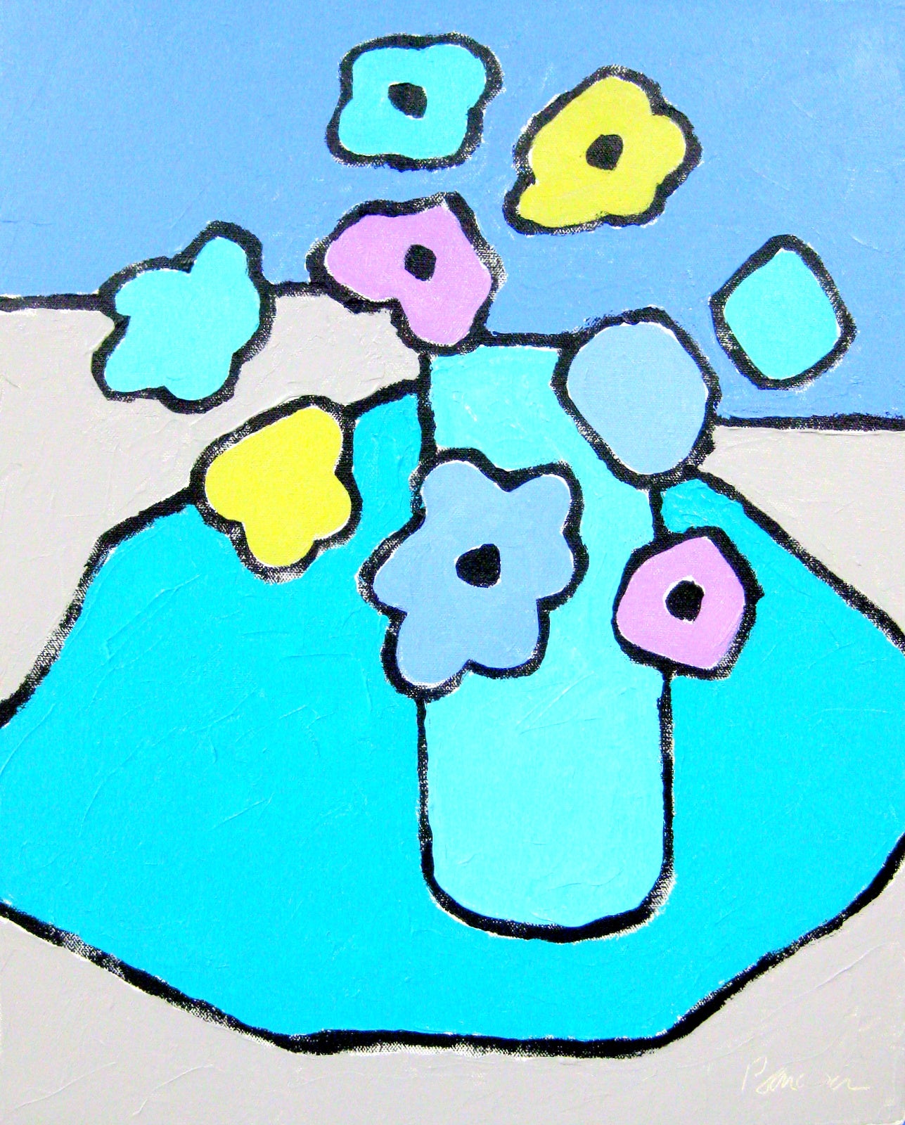 Blue Bouquet | 16 x 20