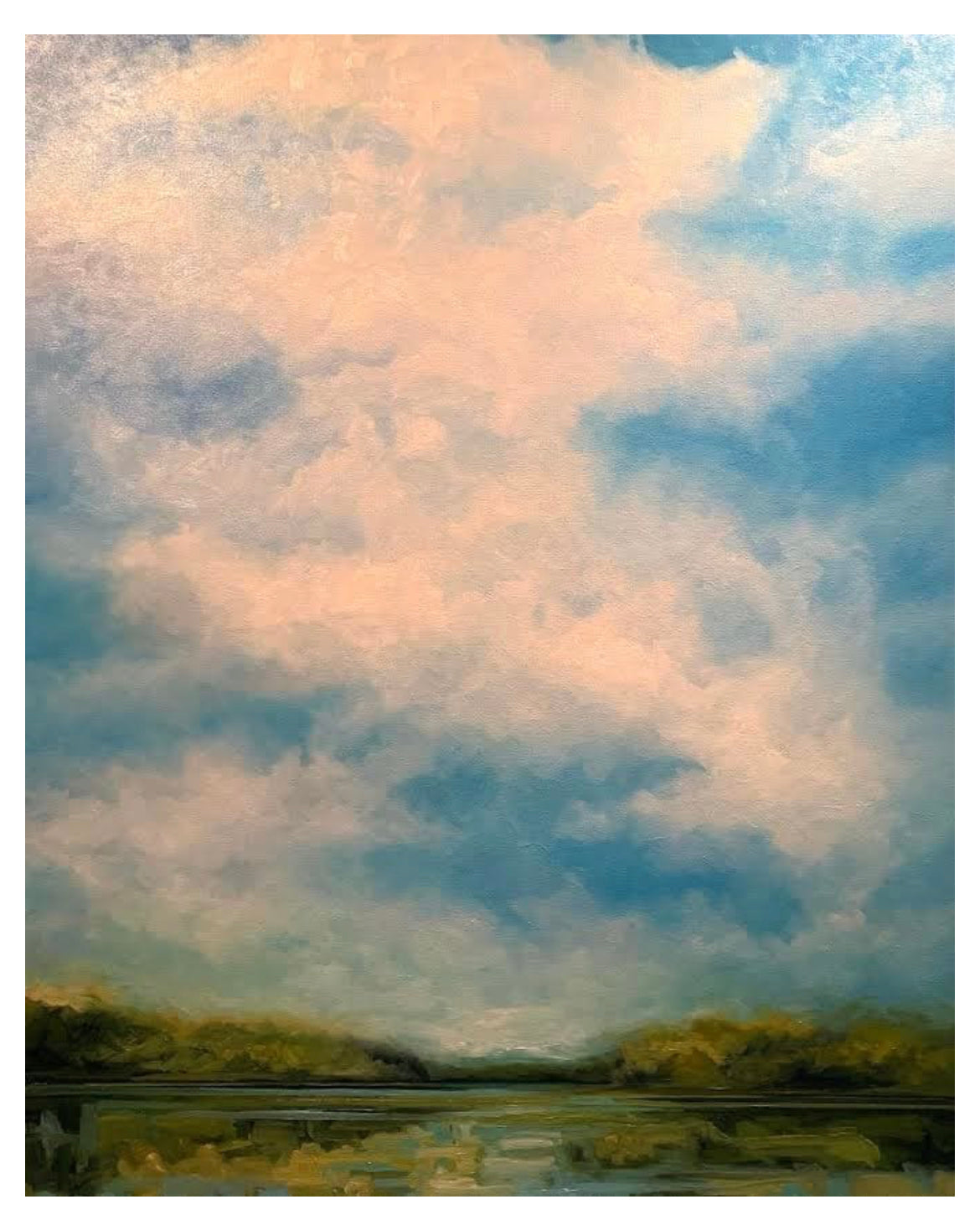 Spring Shoreline | 30 x 40
