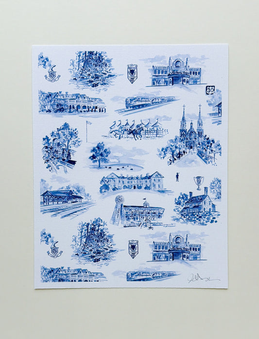 Main Line Toile | 8 x 10