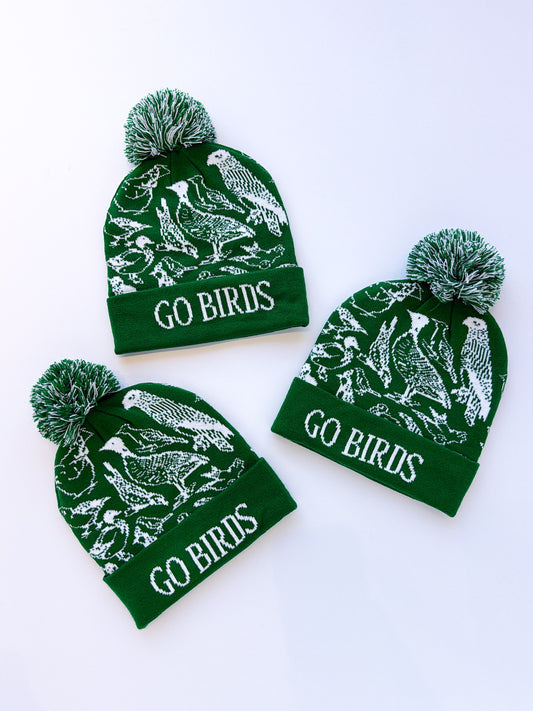 Go Birds Pom Pom Beanie