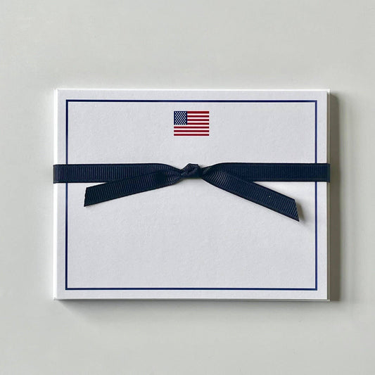 American Flag - Flat Note Cards