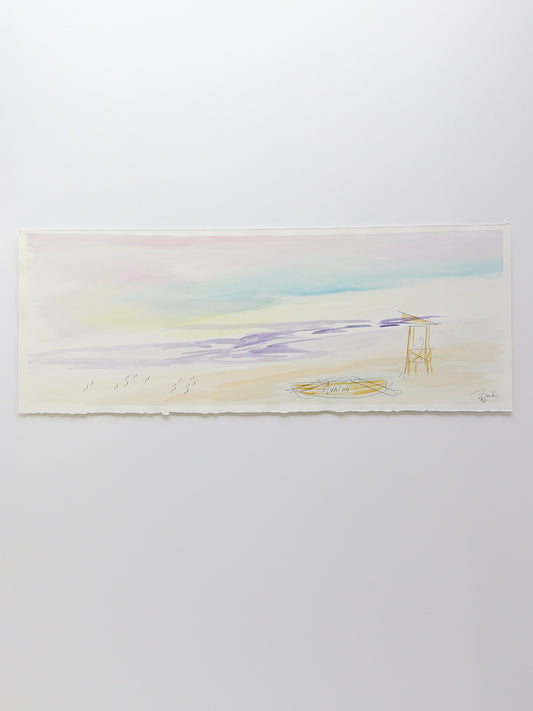 Avalon Beach Scene | 30 x 12