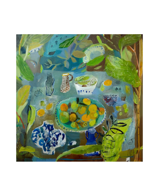 Bowl of Oranges | 42 x 42