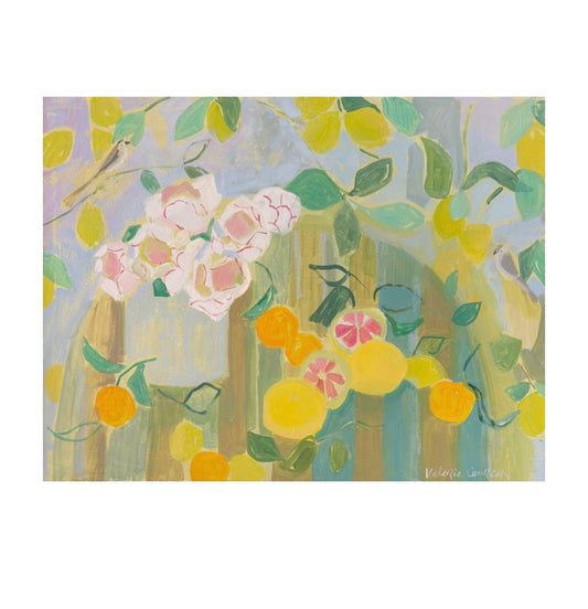Citrus + Flowers  |  36" x 48"