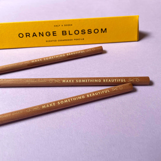 Orange Blosson Scented Pencils