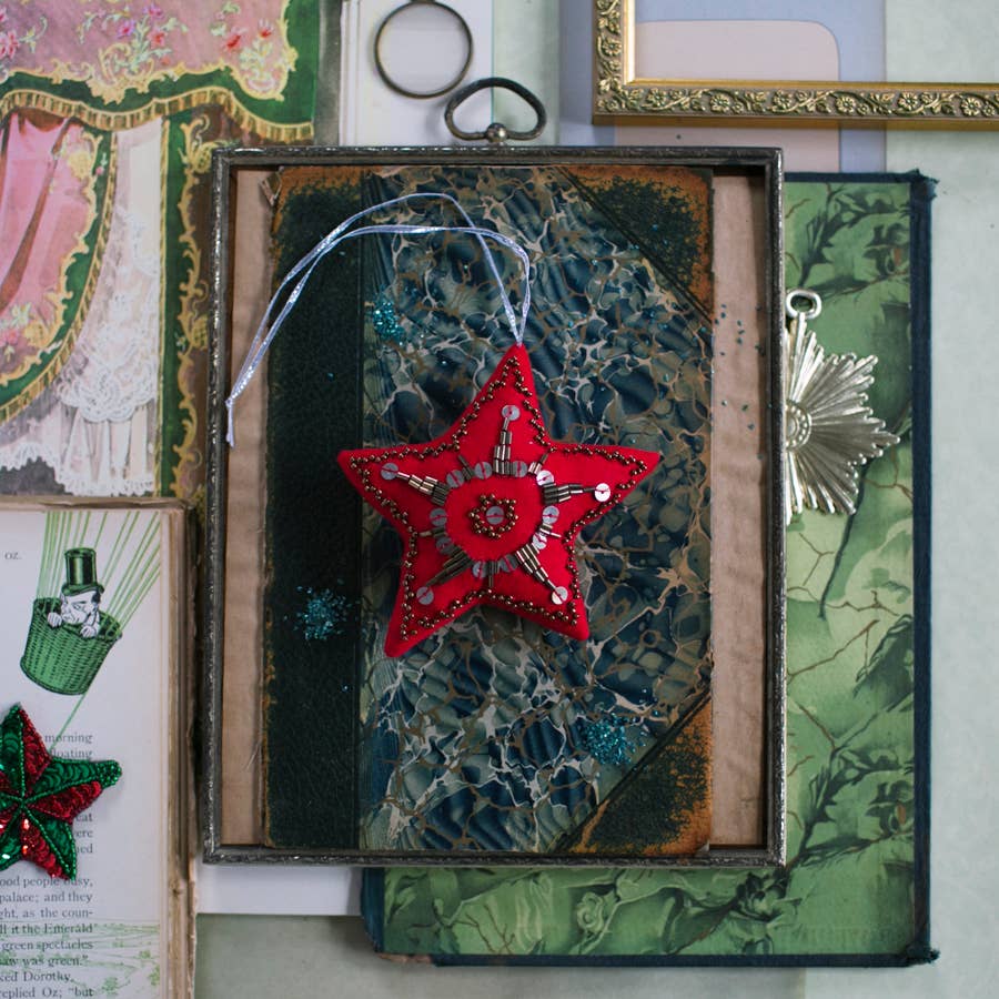 Red Star | Cotton Ornament