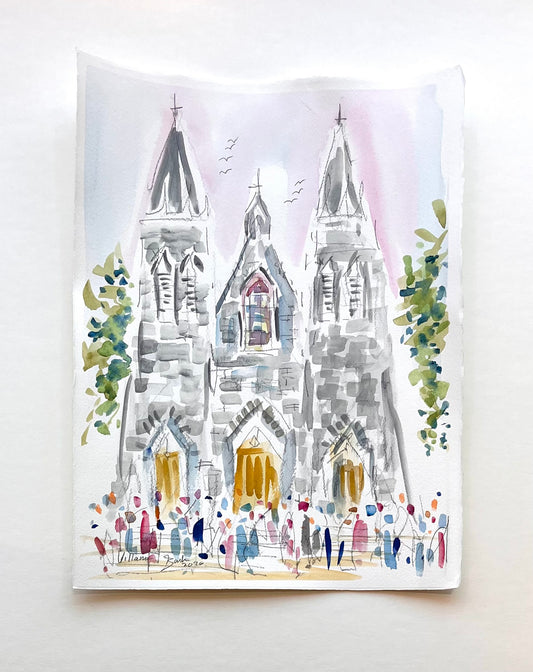 Villanova Watercolor | 11 x 15