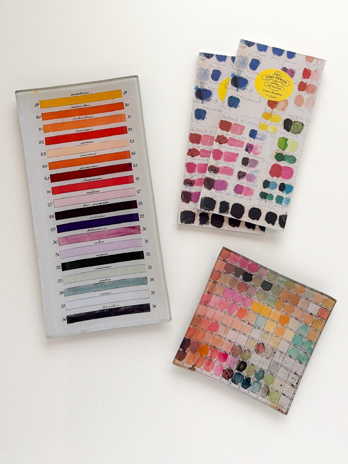 Watercolor Artist's Palette Decoupage Glass Tray