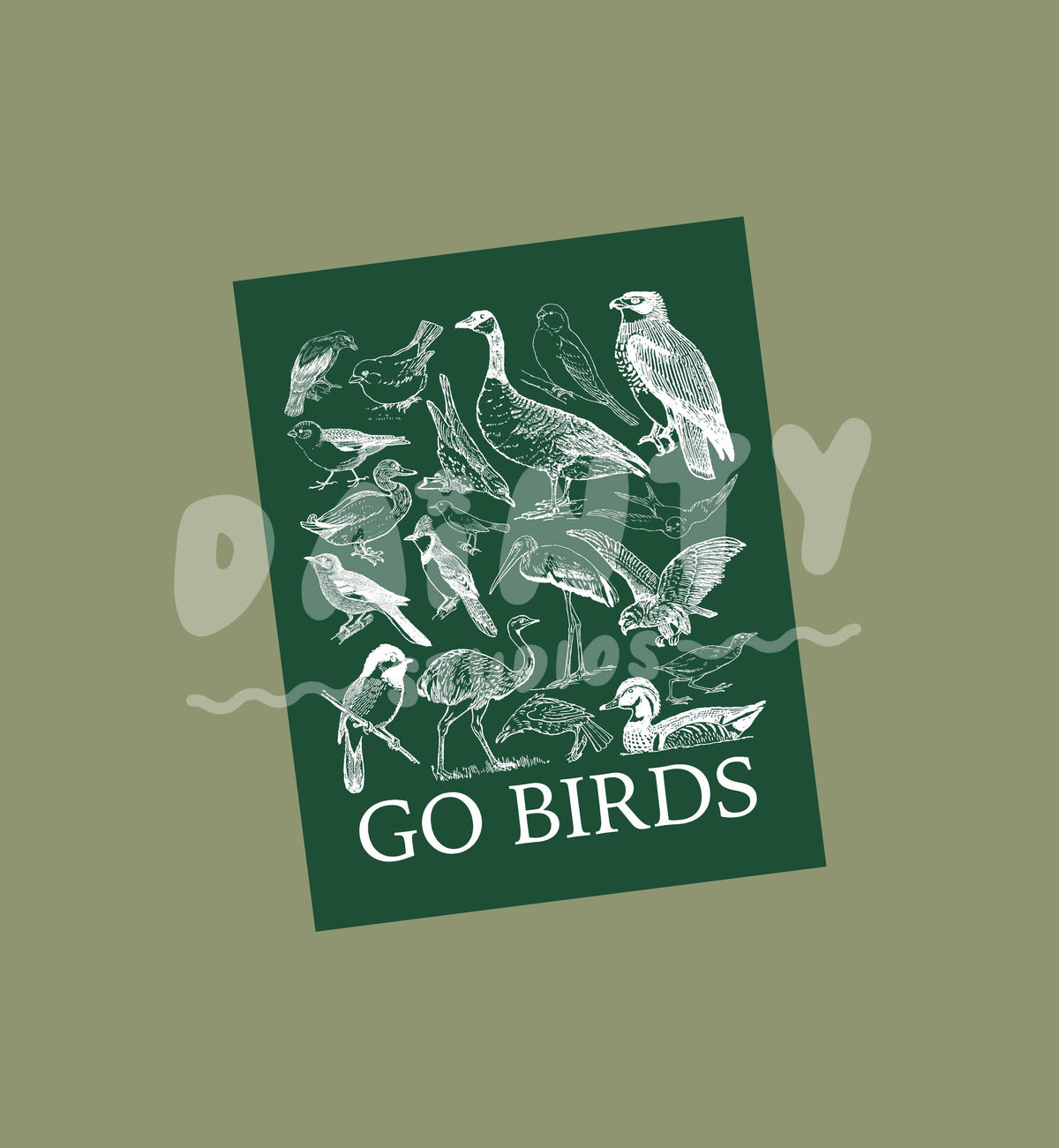 Go Birds Print | 11 x 14