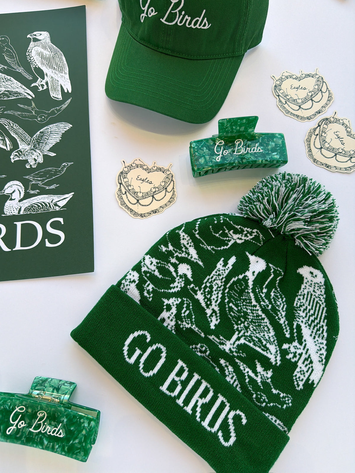 Go Birds Pom Pom Beanie