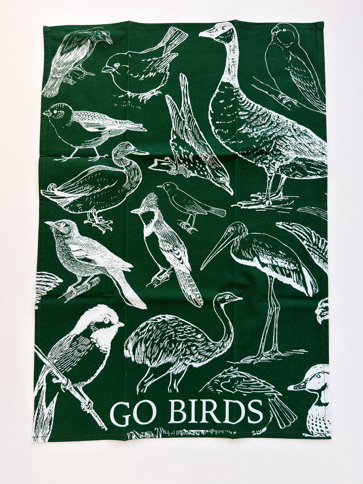 Go Birds Tea Towel