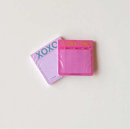 XOXO Sticky Note