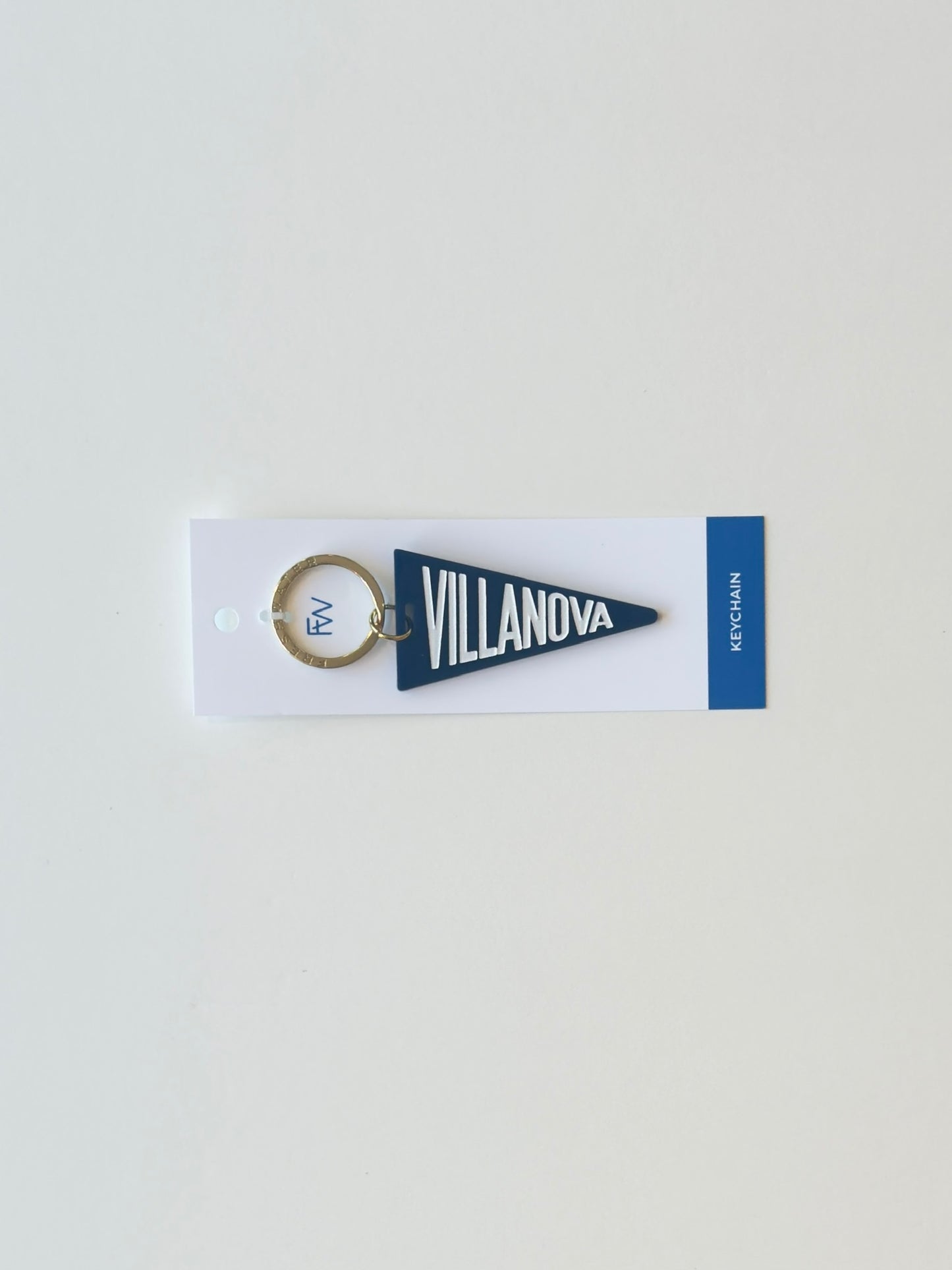 VILLANOVA Pennant Flag Acrylic Keychain