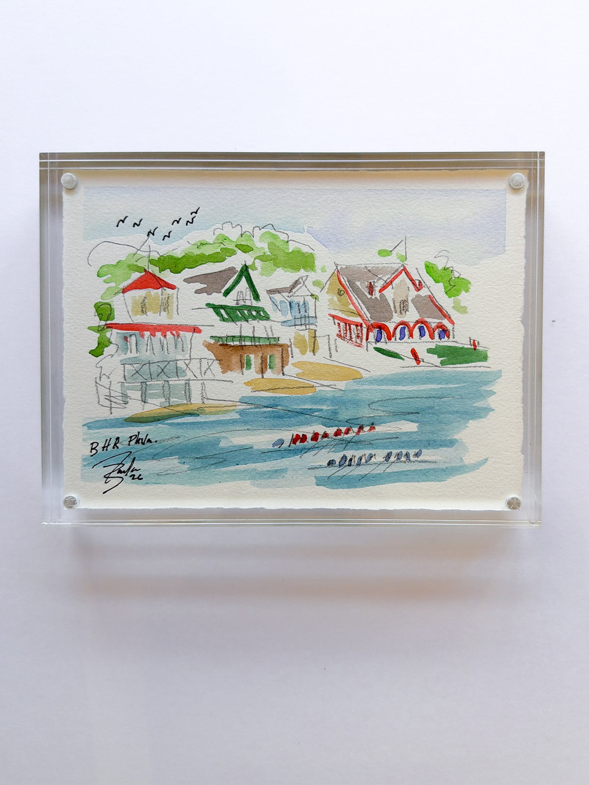 Boat House Row No. 5 | 6 x 8