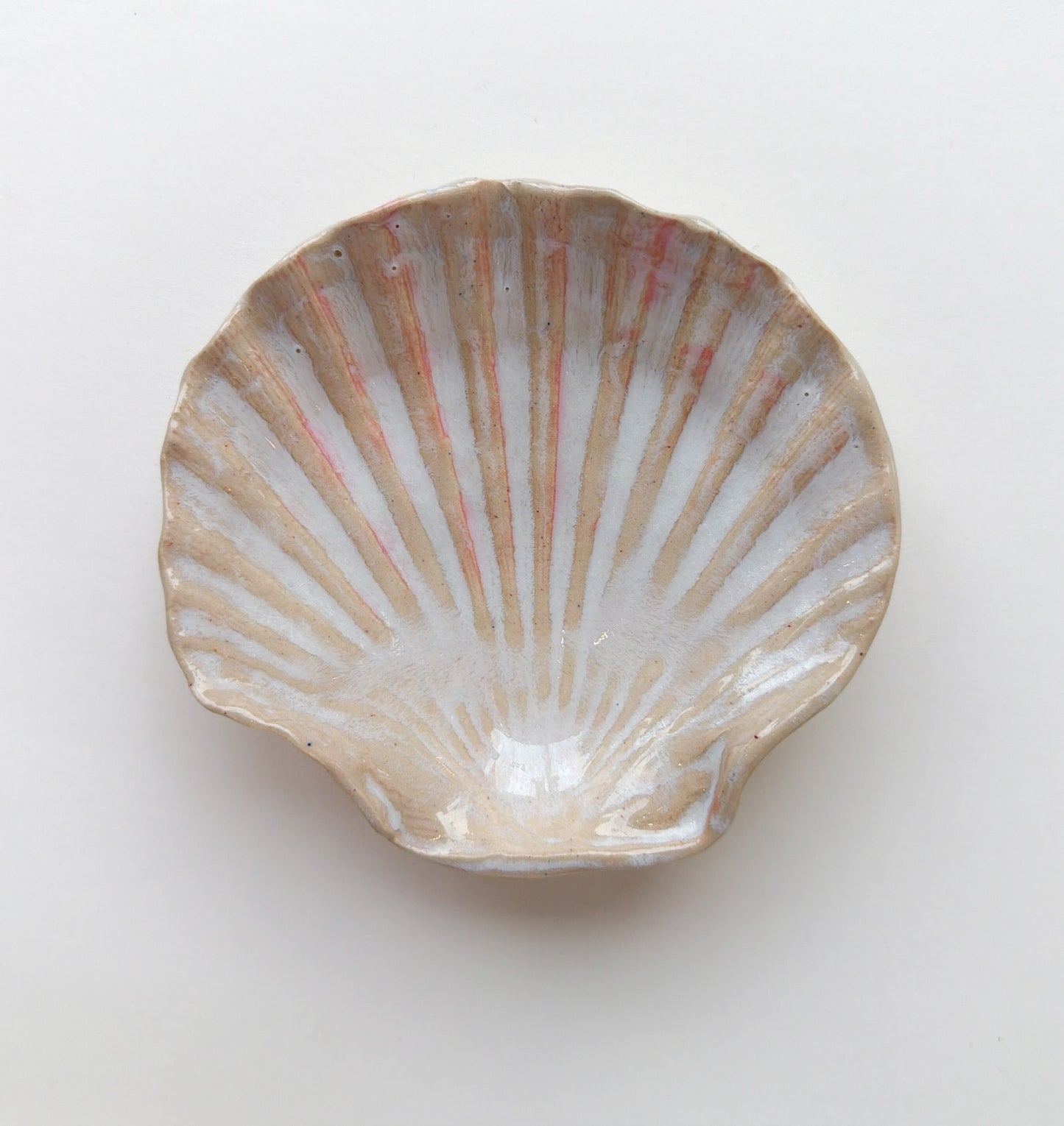 Scallop Dish Pink