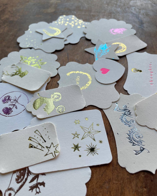 Parcel  |  Assorted Foil-Pressed Gift Tags