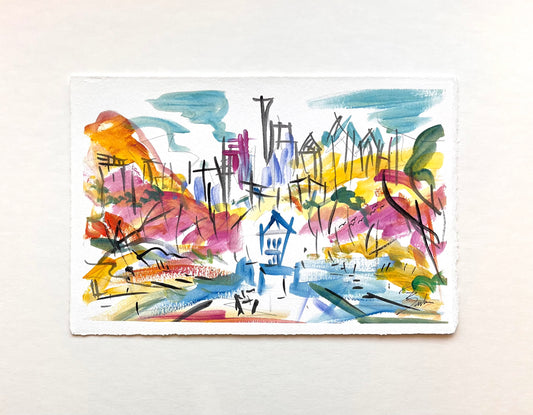 Skyline, Philadelphia I | 7.5 x 11