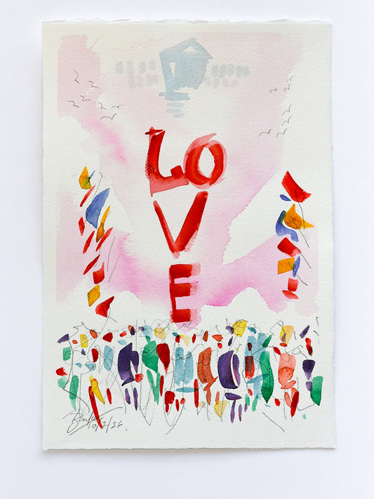 LOVE Park (Vertical)  | 8 x 11