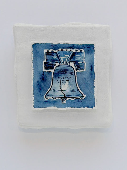 Plaster with Original Watercolor | Liberty Bell