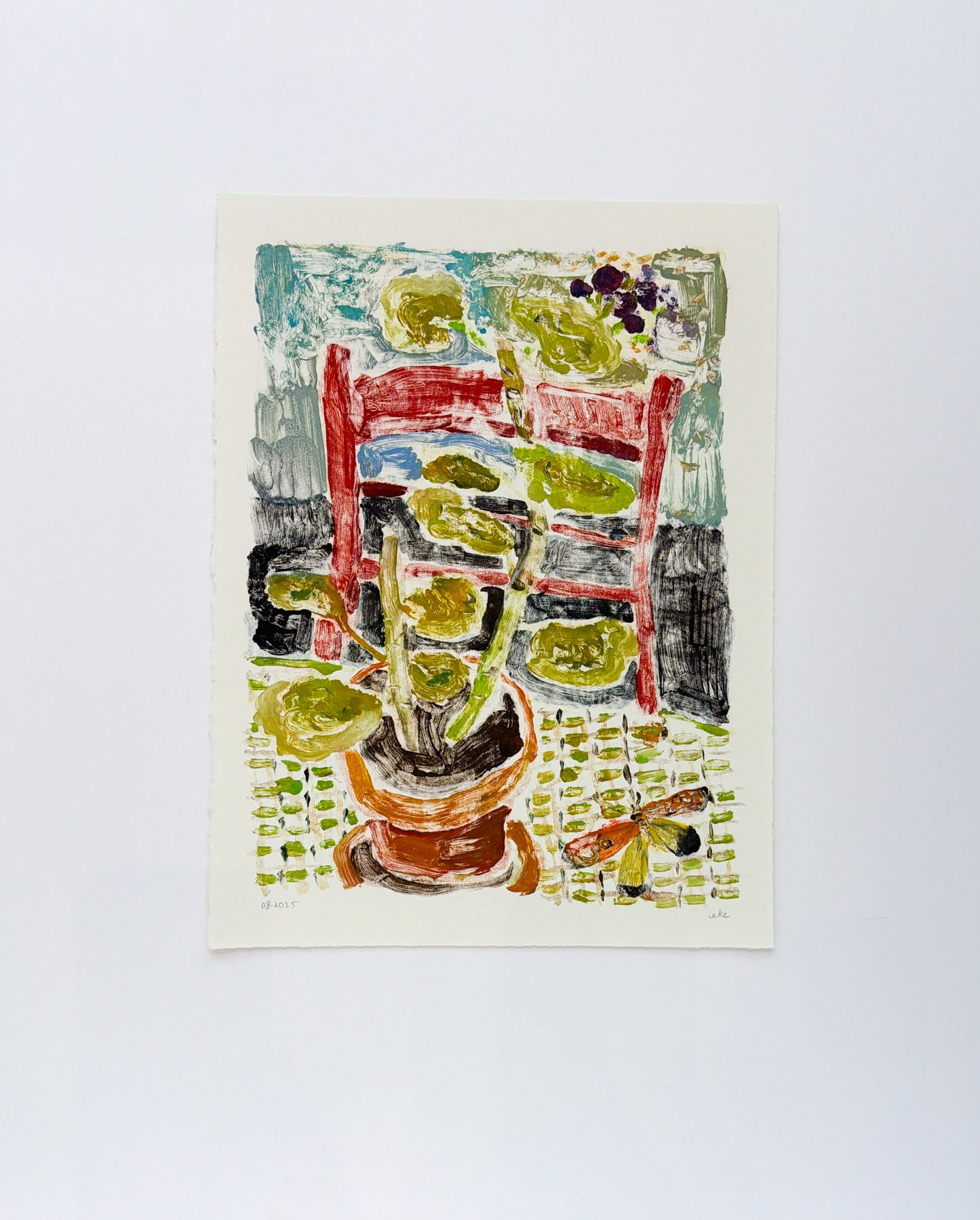 Red Chair No. 5 | 12 x 15