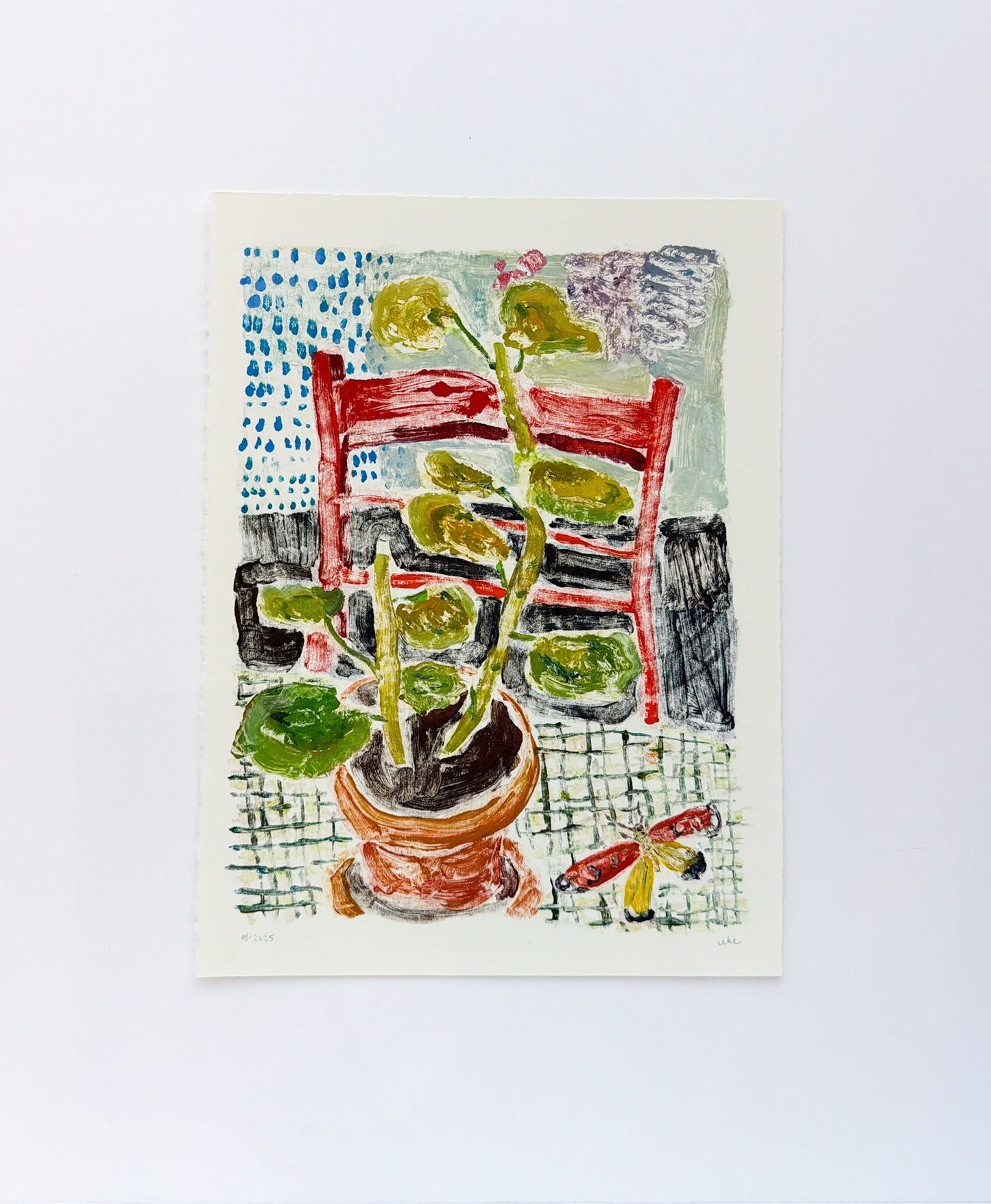Red Chair No. 2 | 12 x 15