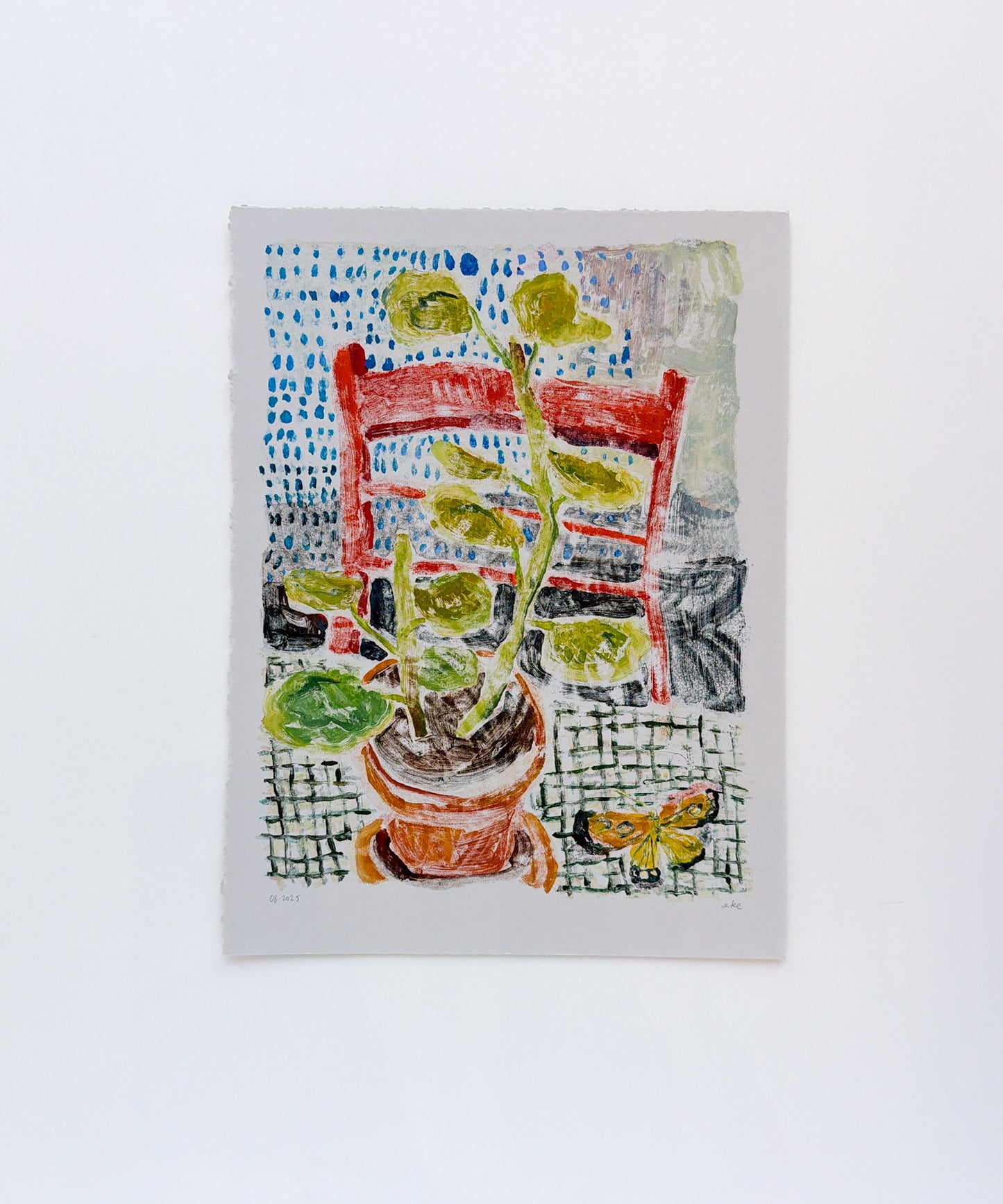 Red Chair No. 1 | 12 x 15