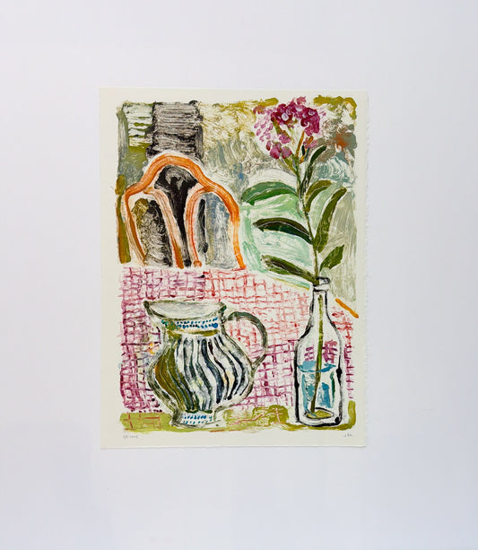 Orange Chair No. 3 | 12 x 15