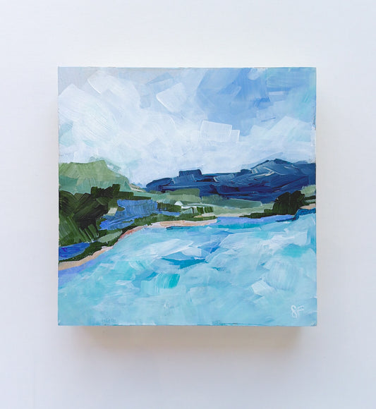 Deep Blue | 6 x 6