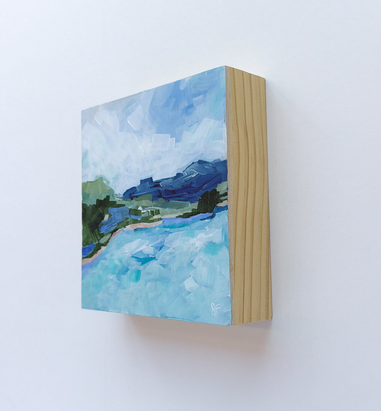 Deep Blue | 6 x 6