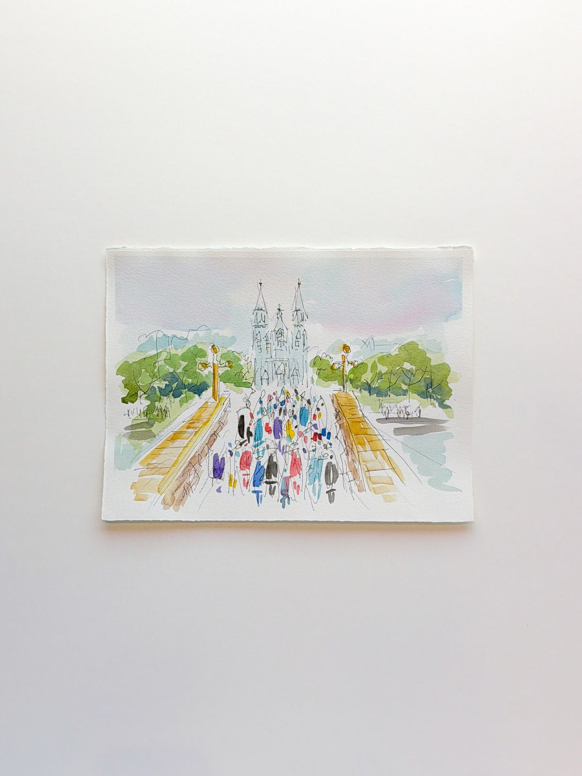 Villanova, Walking Bridge | 15 x 11