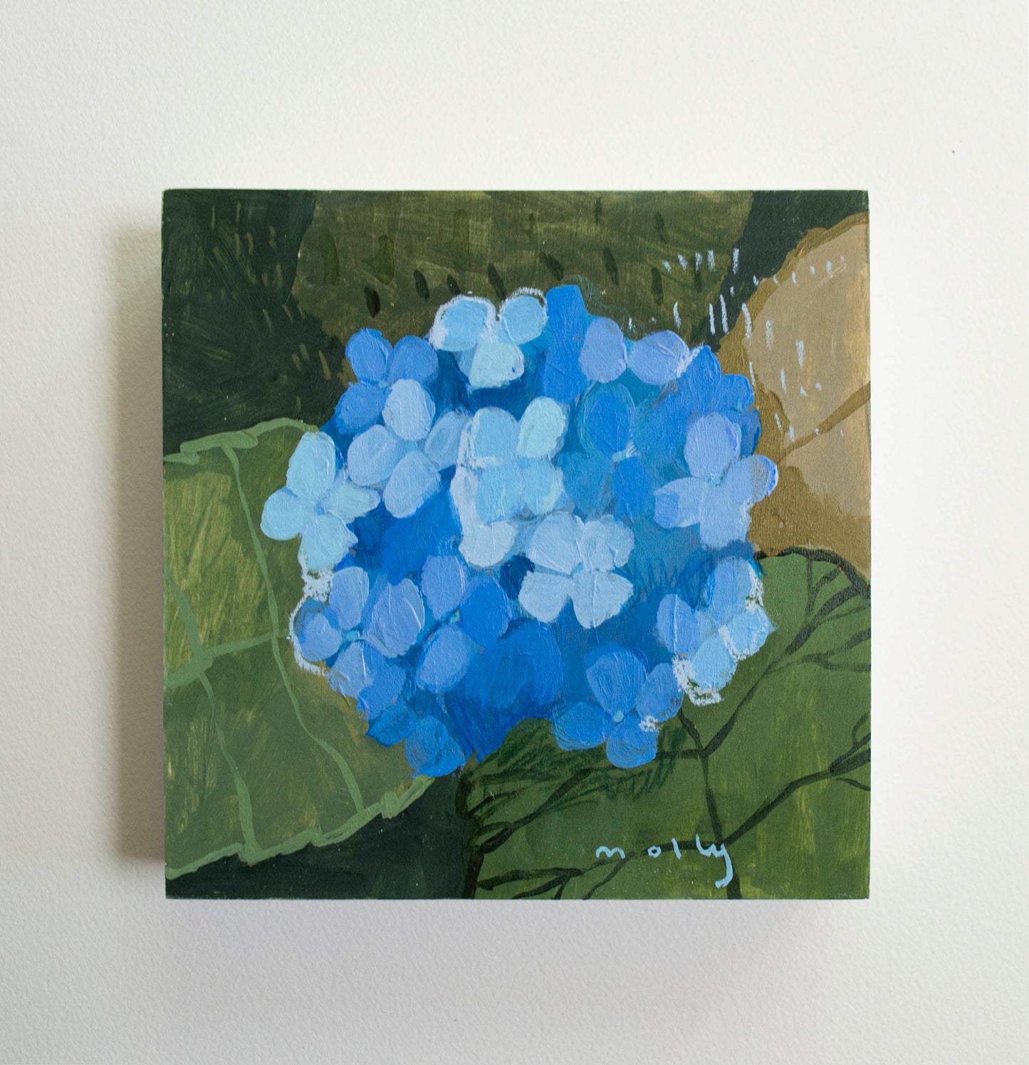 Blue Hydrangea No. 2 | 6 x 6