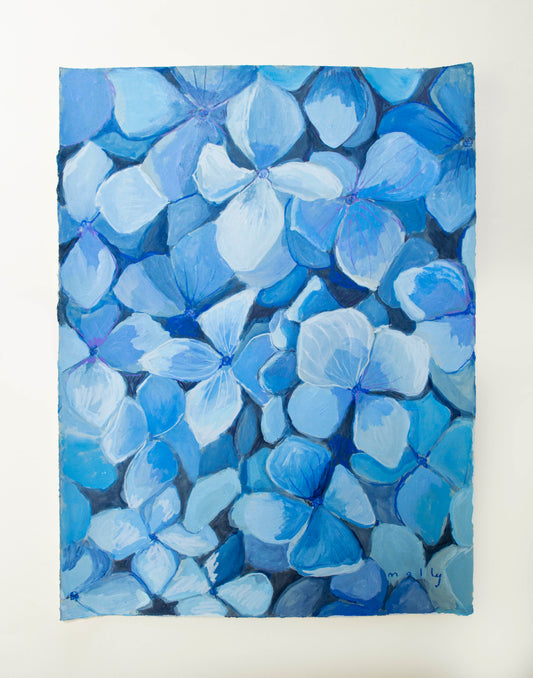 Closer Look Hydrangea Blue | 18 x 24