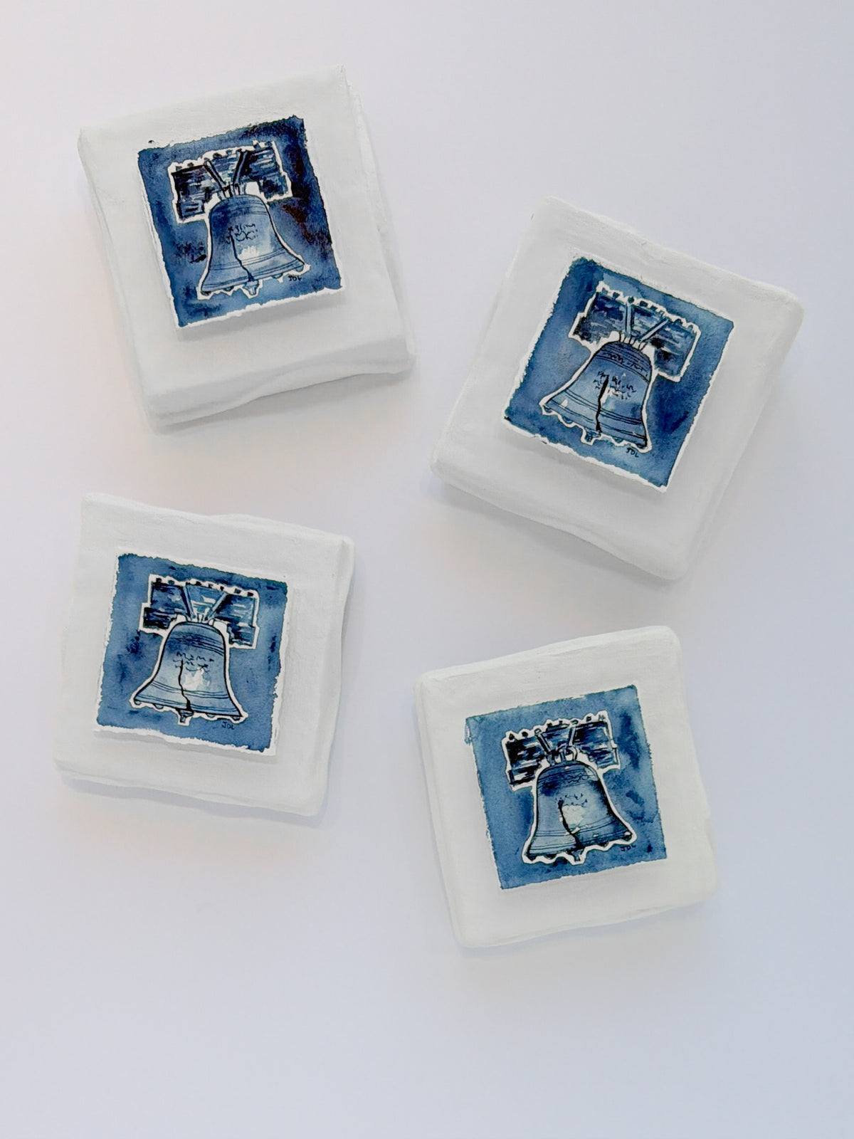 Plaster with Original Watercolor | Liberty Bell