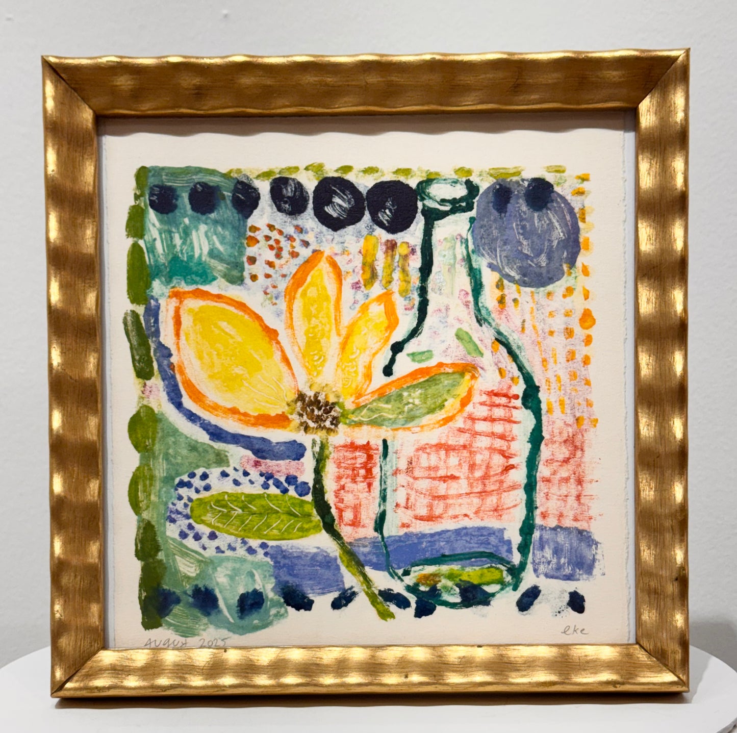 Yellow Bloom No. 4  (5 of 8)  | 10” x 10”