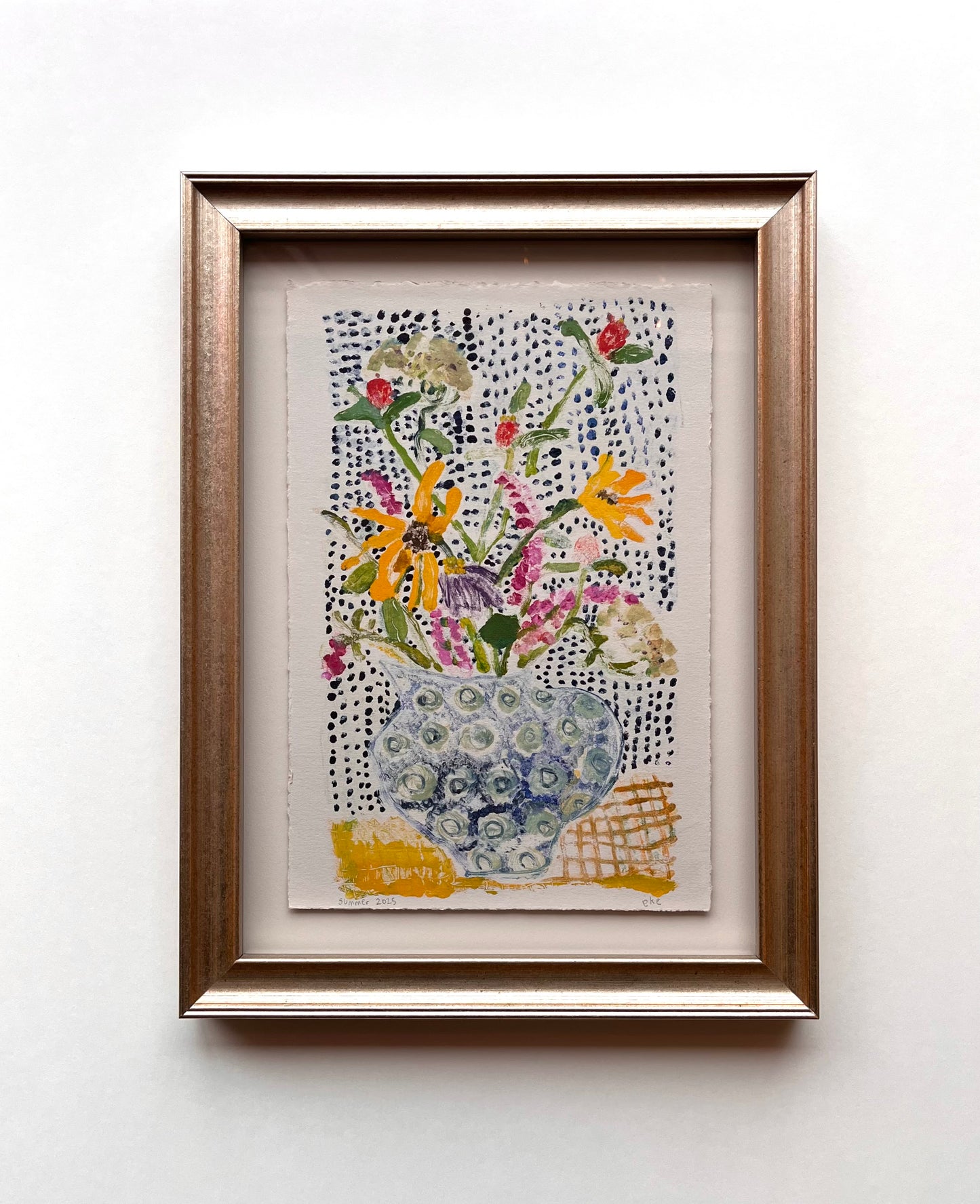 Blue Vase with Spring Flowers No. 3 | 12 x 15