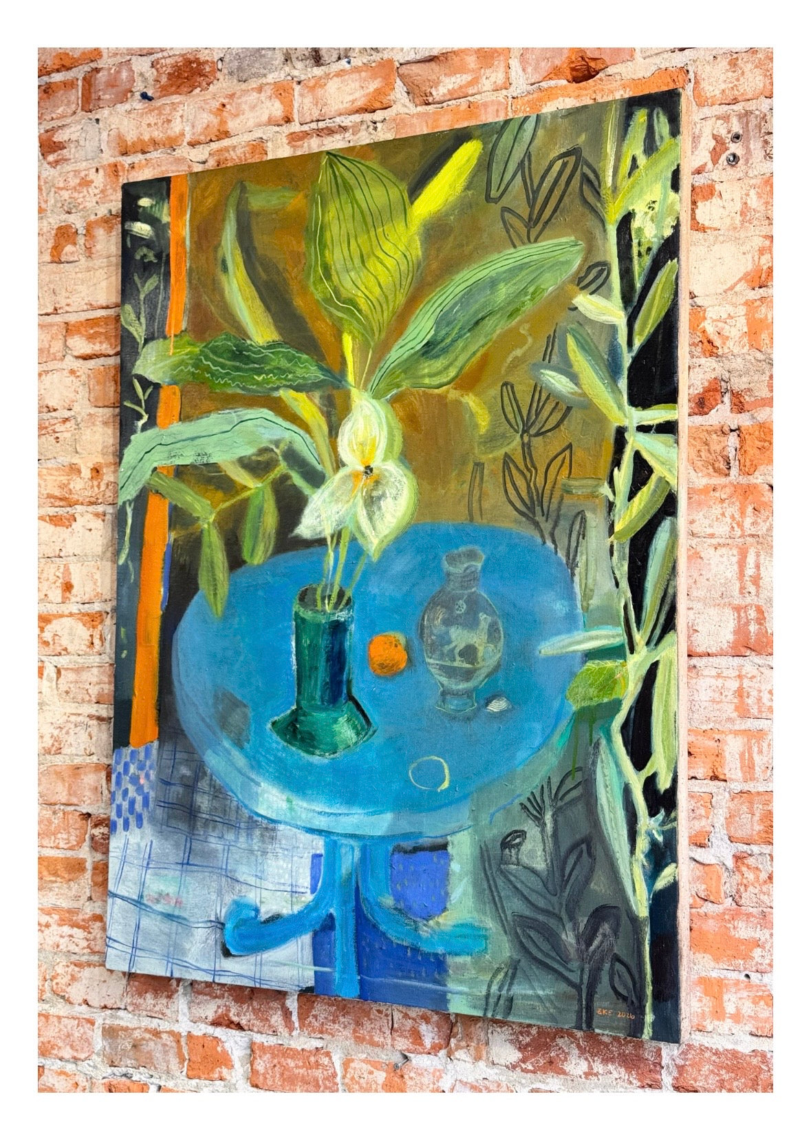 Blue Table Leaf Surround  | 30" x 40" x 1.5"