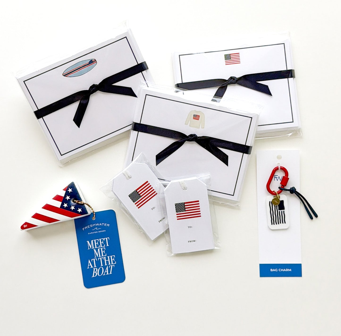 Flag Sweater - Flat Note Cards