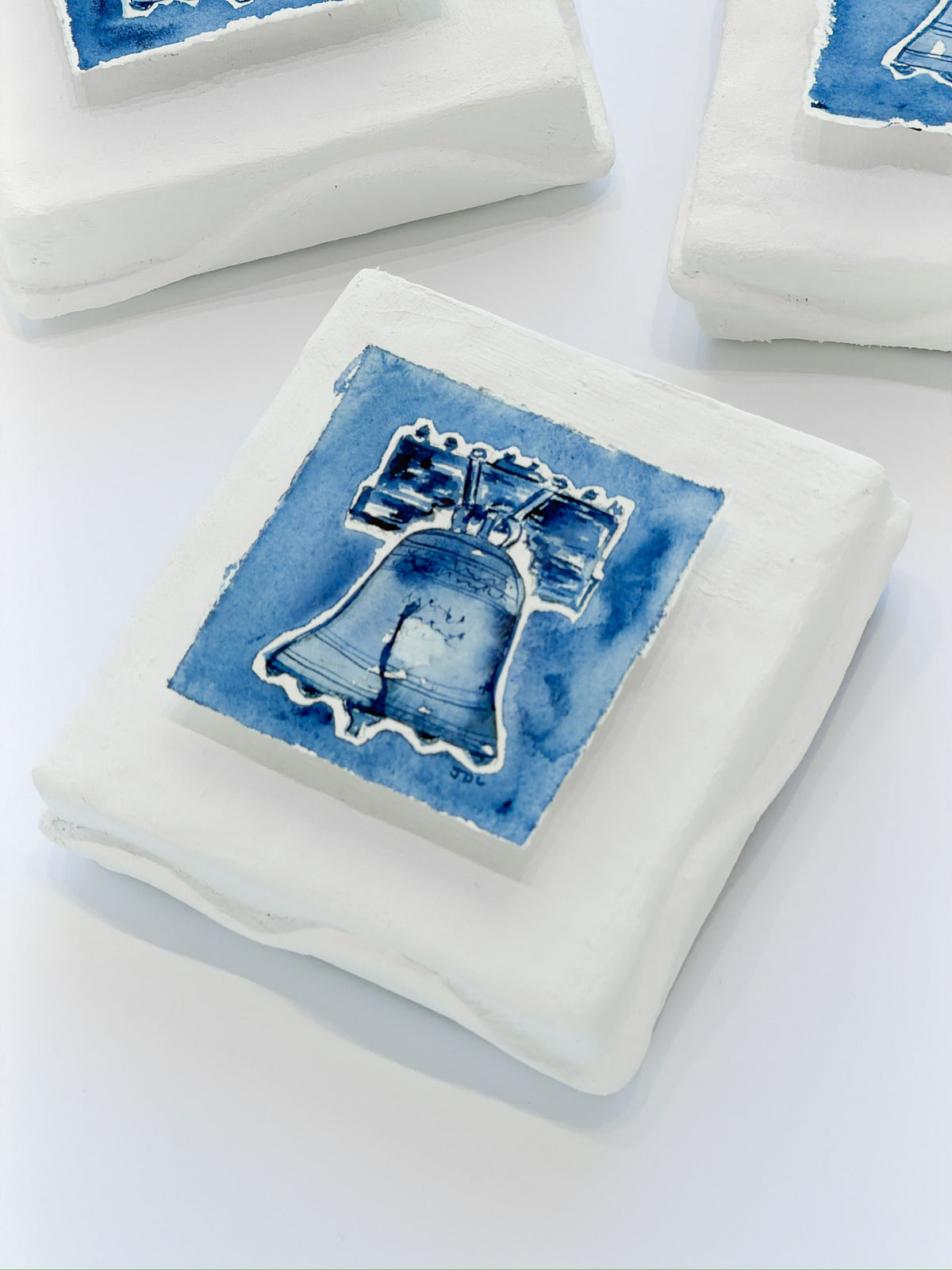 Plaster with Original Watercolor | Liberty Bell