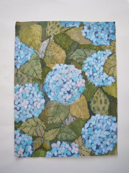 Full Bloom Hydrangea  |  18 x 24