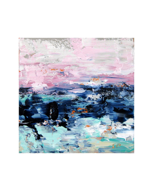Windswept Waves |  8 x 8