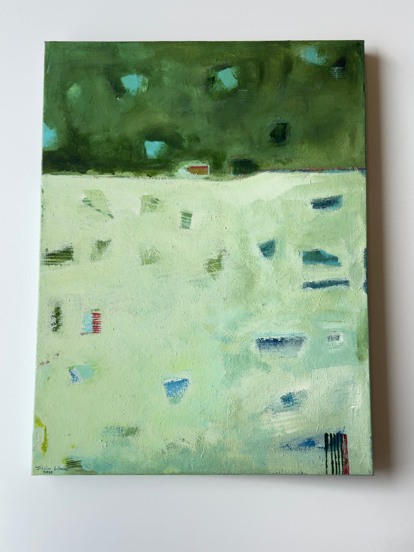 Lingering Lakeside | 18 x 24