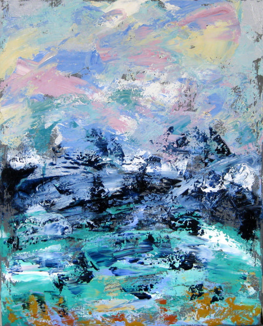 Stormy Surf | 24 x 30