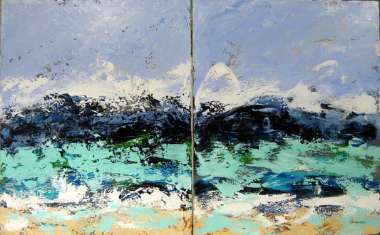 Sea Foam | 48 x 30