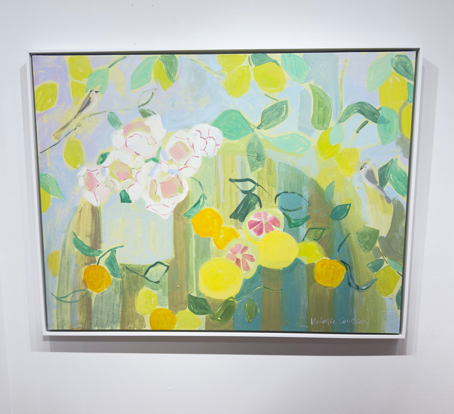 Citrus + Flowers  |  36 x 48