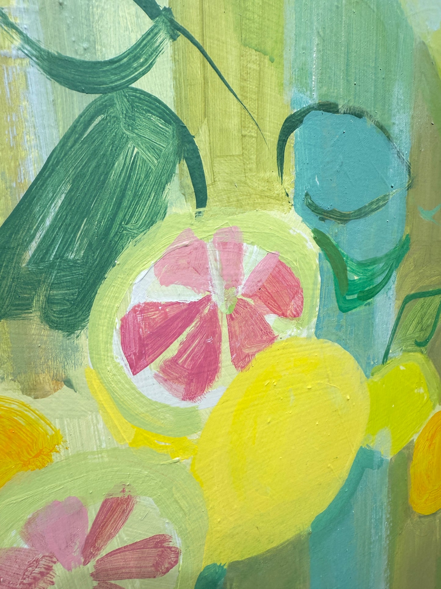 Citrus + Flowers  |  36 x 48