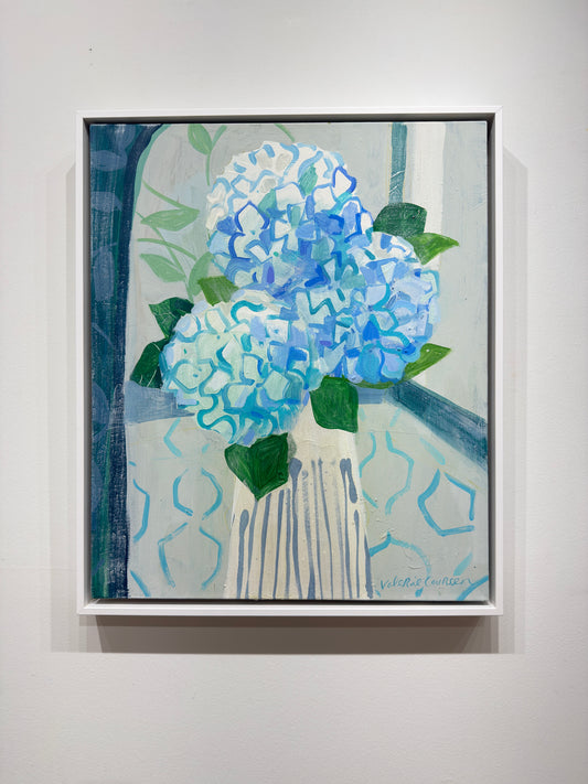 3 Hydrangeas in Pottery  |  24" x 20"