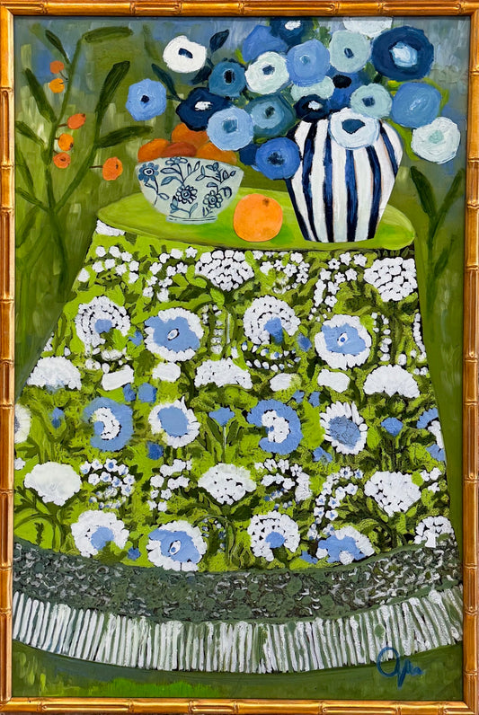 Sitting in the Garden  |  20 x 30